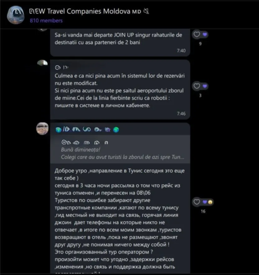 Sute de moldoveni, afectați de anularea unui zbor spre Tunisia: Agențiile de turism cer explicații