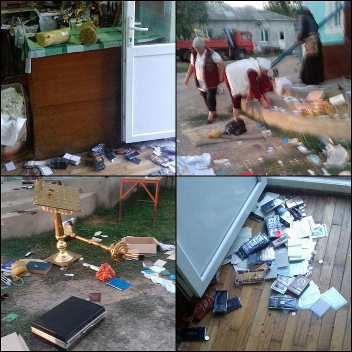 Мужчина повредил церковную утварь в соборе Фэлешть