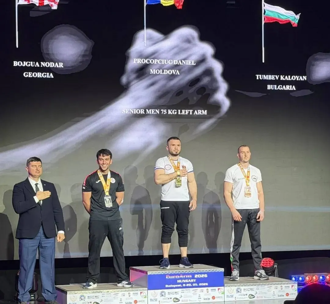 Даниел Прокопчук стал чемпионом Европы по армрестлингу