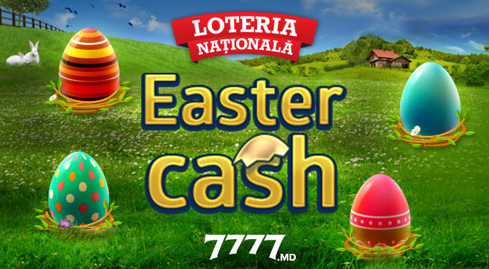Лотерея: Праздники с выигрышами до 894 850 леев в новом е-билете Easter Cash на 7777.md