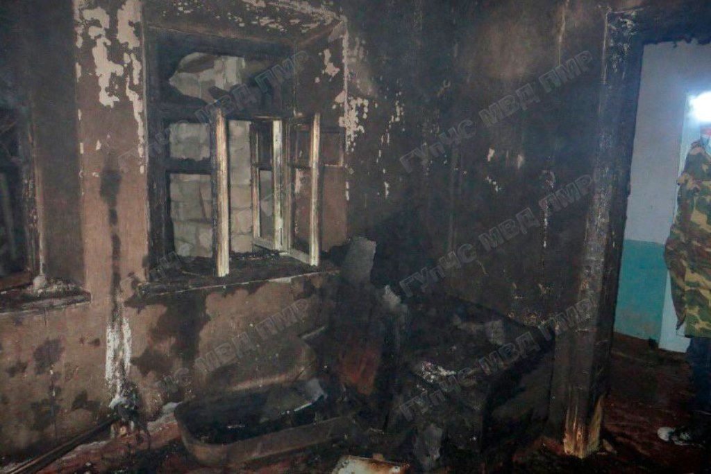 В Рыбницком районе при пожаре погиб мужчина
