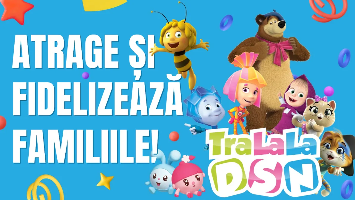 Un nou canal de televiziune pentru copii - TraLaLa desene animate