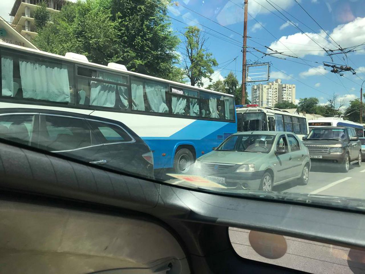 Автобусы с полицейскими едут из Оргеева в Кишинев