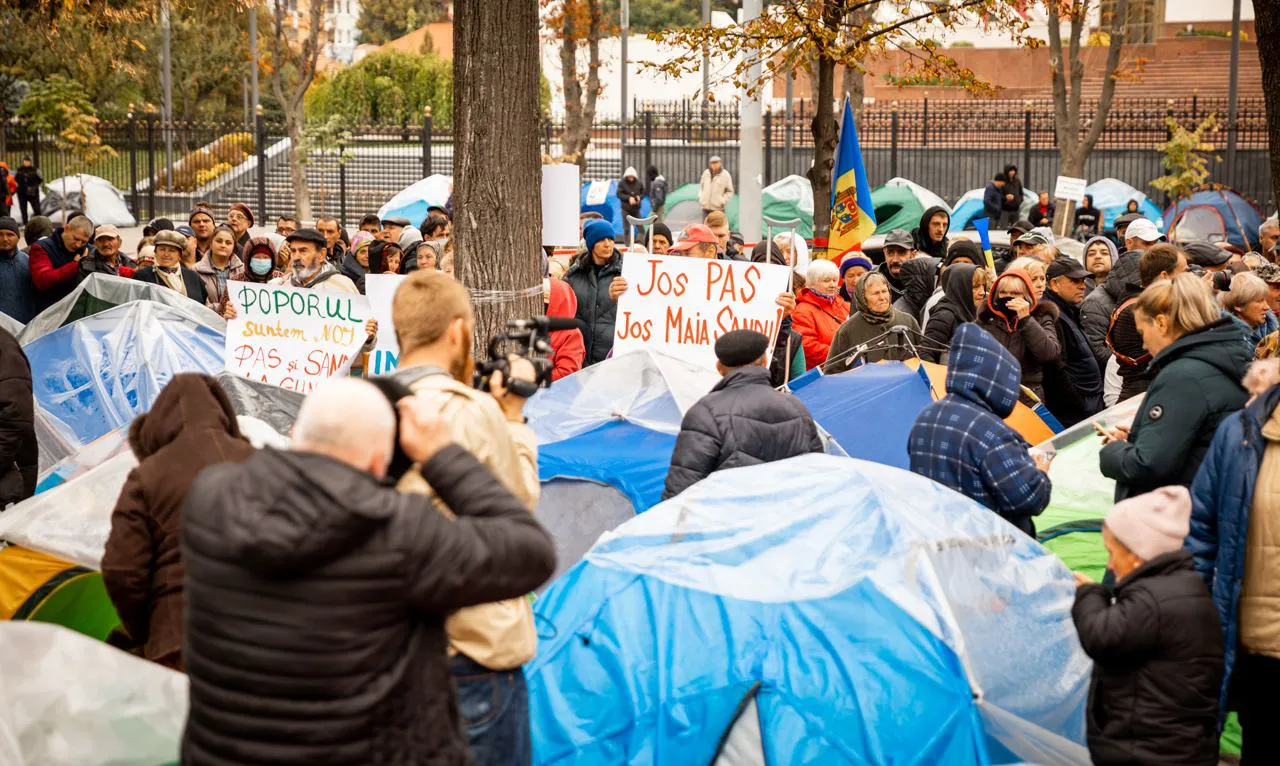 Сторонники партии "Шор" провели очередную акцию протеста