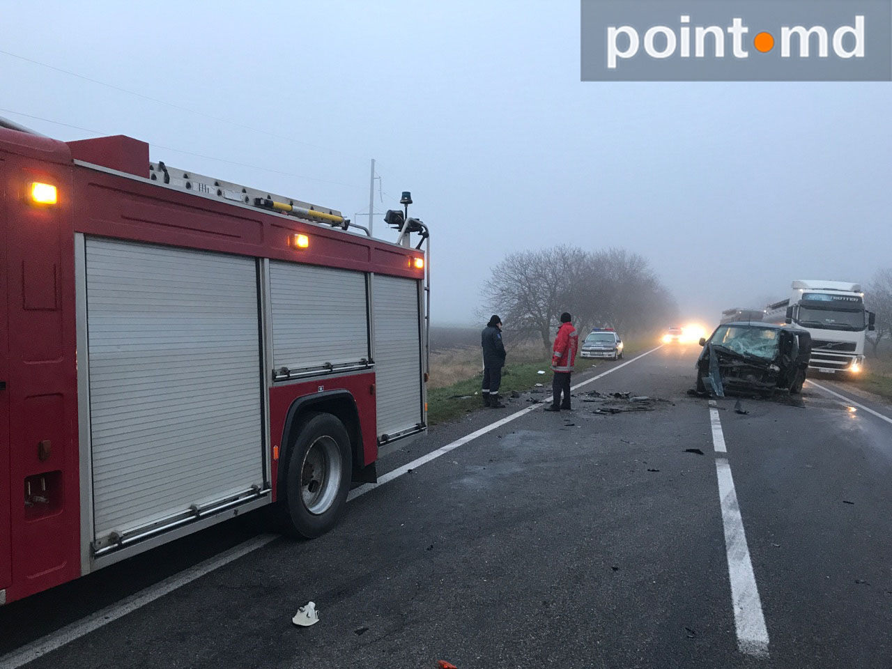 Grav accident la Ștefan Vodă: Un bărbat a murit pe loc