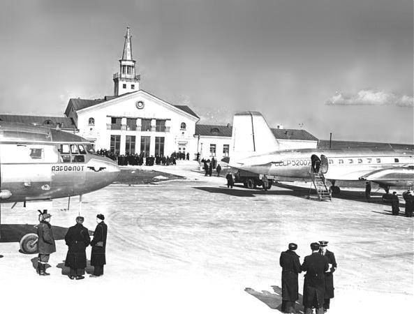 Как выглядел Кишиневский аэропорт в 1960 году
