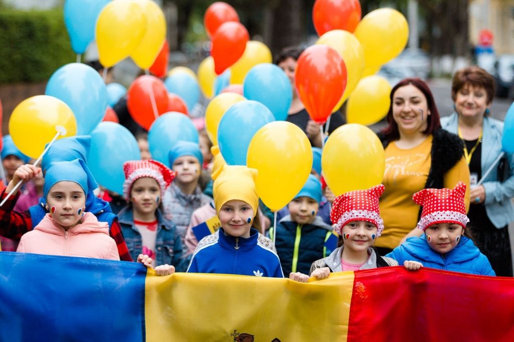 В Оргееве отметили День флага Молдовы