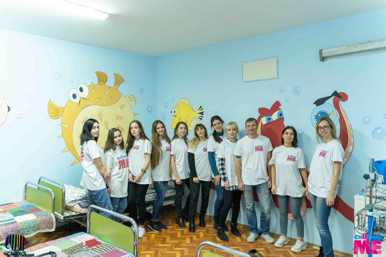 Chisinau Is ME: Сказочные персонажи поднимают настроение маленьким пациентам