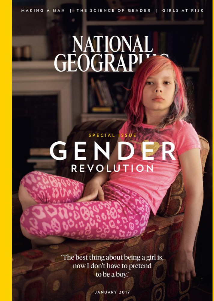 National Geographic поместил на обложку ребенка-трансгендера