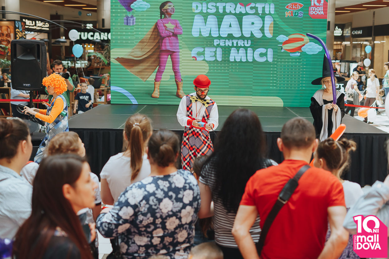 Летние каникулы в Shopping MallDova: Большие развлечения для маленьких покупателей ®