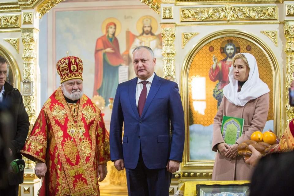 Додон: Без православной веры у Молдовы нет будущего