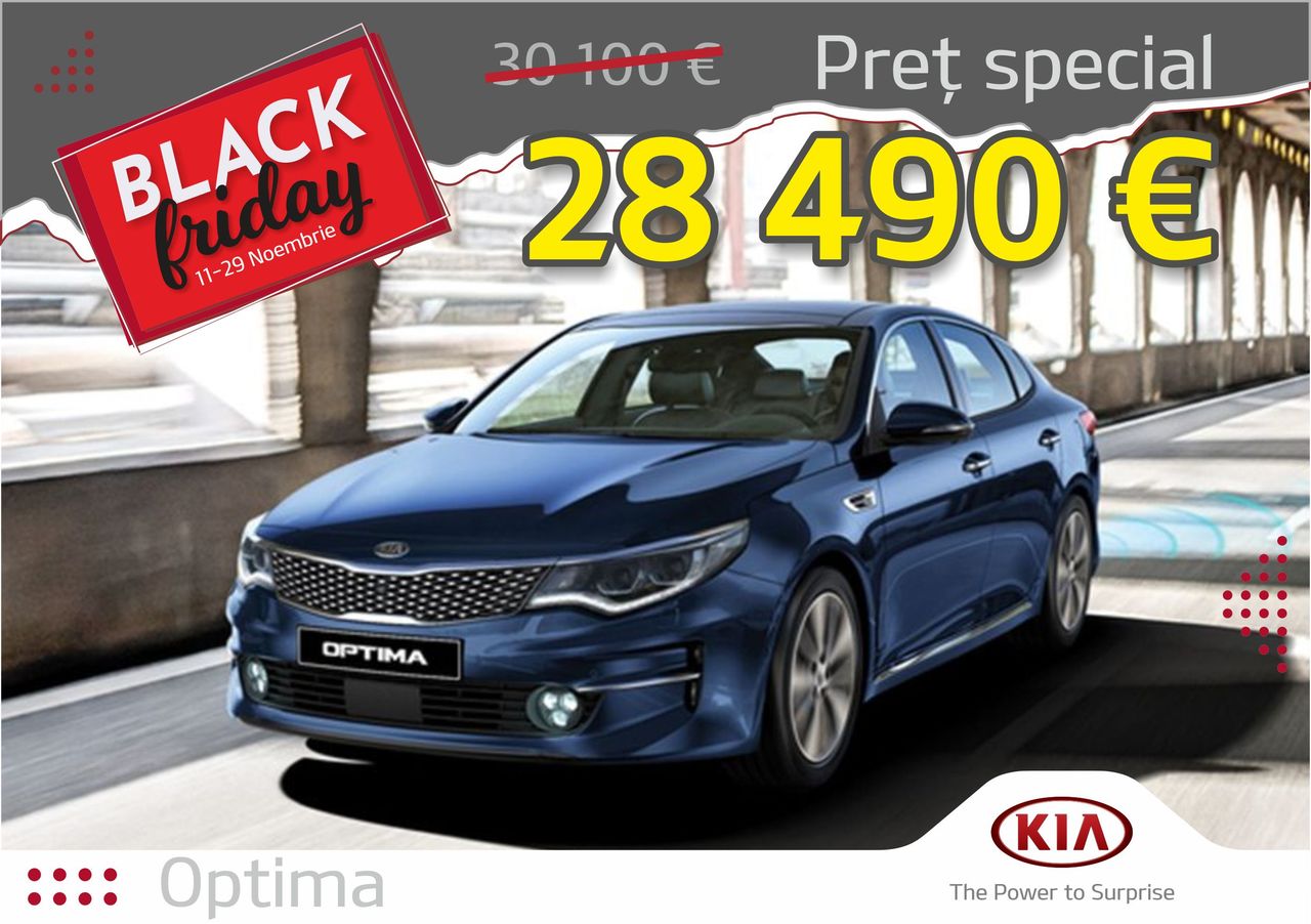 В автоцентре KIA – продолжается акция Black friday ®
