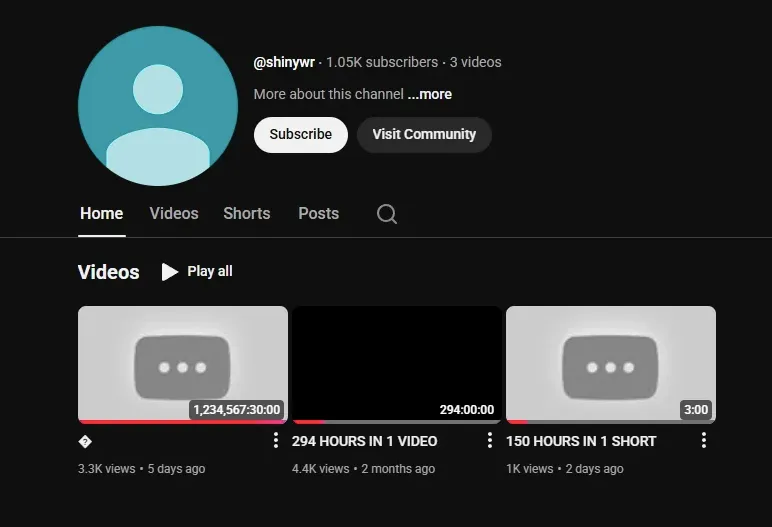 На YouTube нашли необычное видео без звука и картинки длительностью 140 лет