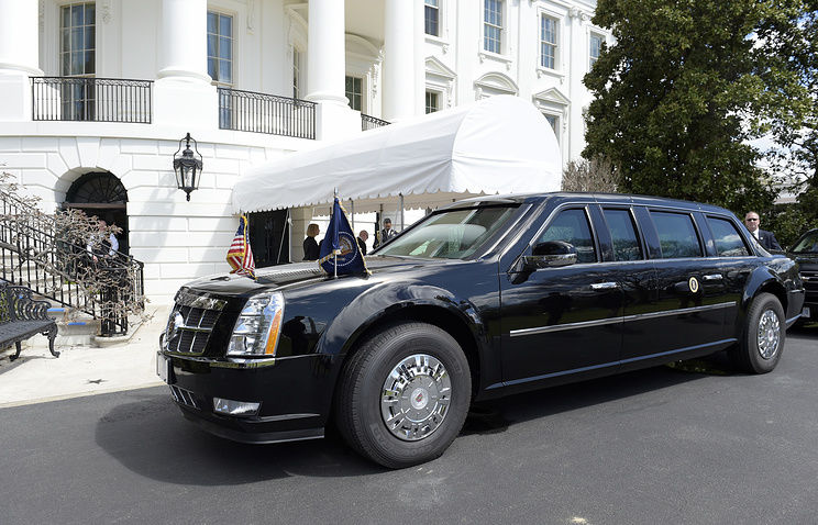 "Зверь" Трампа не пролез в ворота дворца короля Бельгии