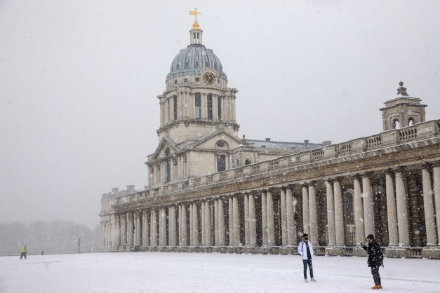 Europa, sub zăpadă: imagini superbe cu obiective turistice celebre acoperite de nea