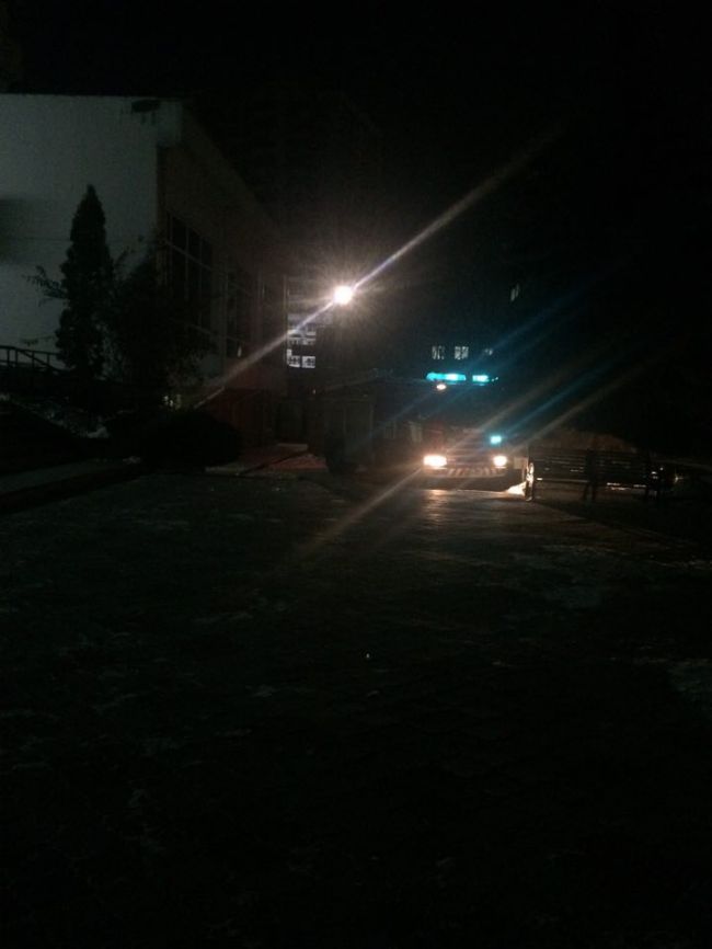 В Экономической академии Молдовы вспыхнул пожар