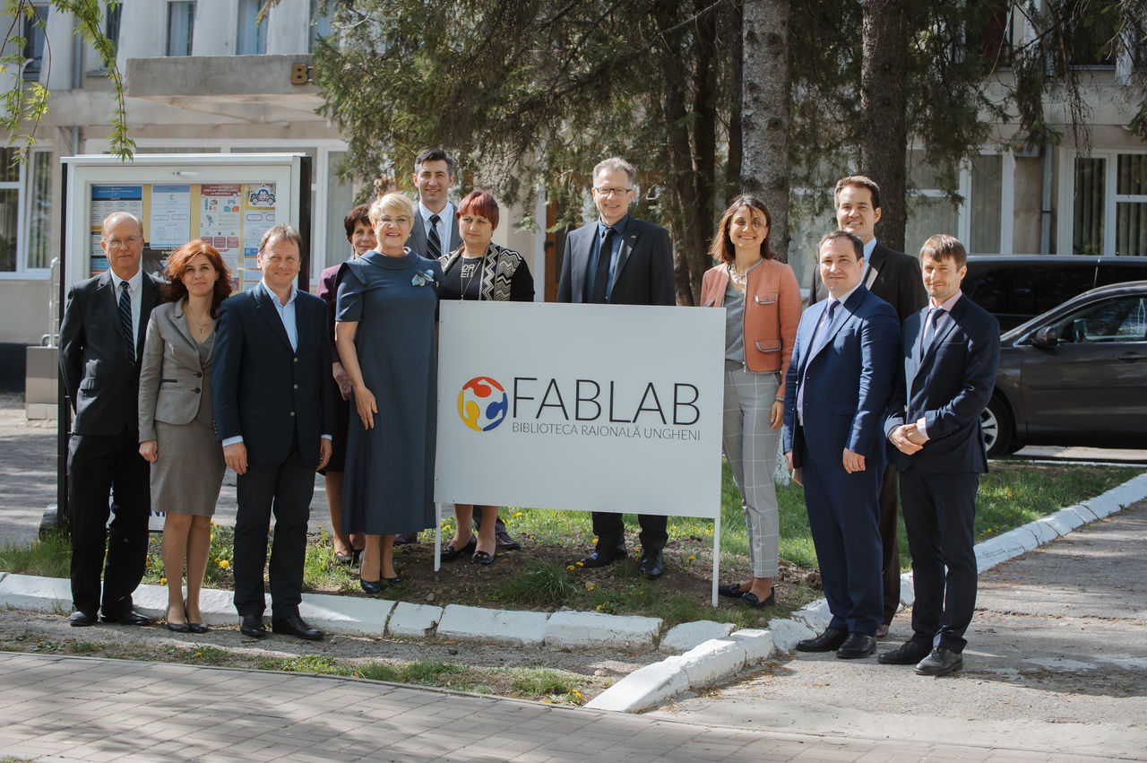 В Унгенской библиотеке открыли первый региональный FabLab