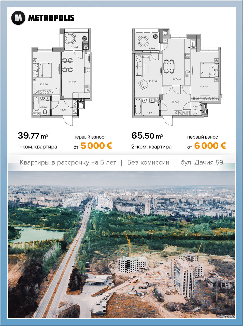 Metropolis City инвестирует 2 млрд леев в лучшую локацию Кишинёва
