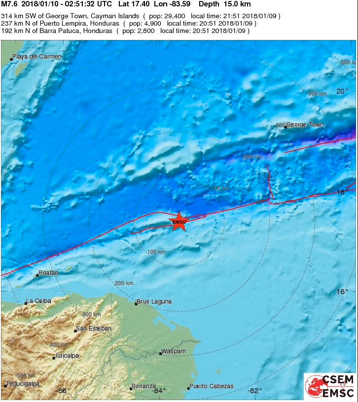 Cutremur de 7,6 grade: Alertă de tsunami. Primele imagini