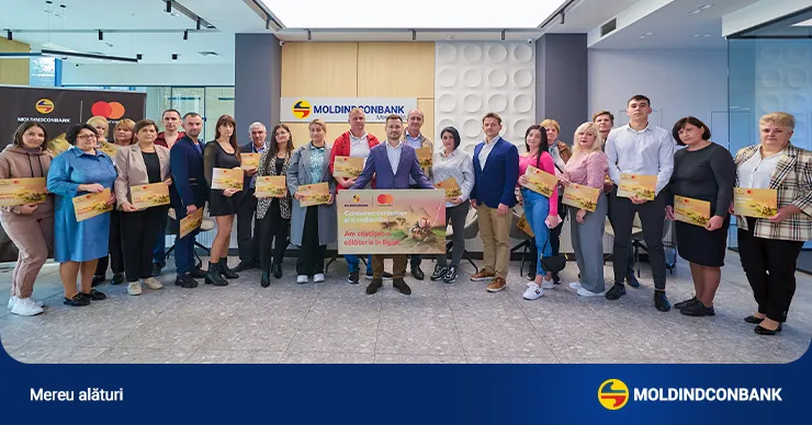 Moldindconbank: Поздравляем 23 главных победителя акции «Караван карт и подарков»