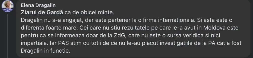 Elena Dragalin, reacție după o știre despre fiica sa: Minciuni