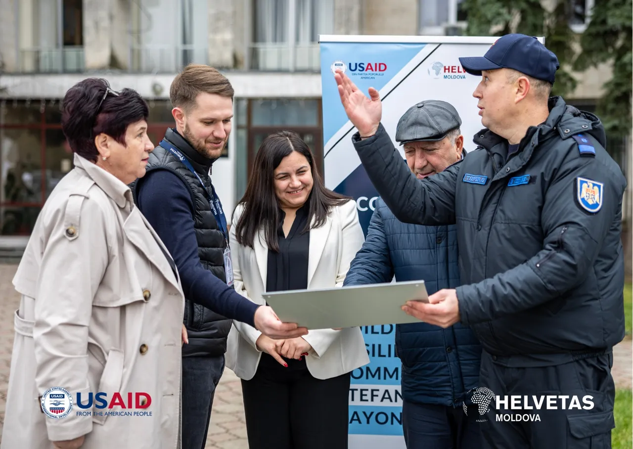 Helvetas & USAID: Новый уровень безопасности для жителей района Штефан Водэ