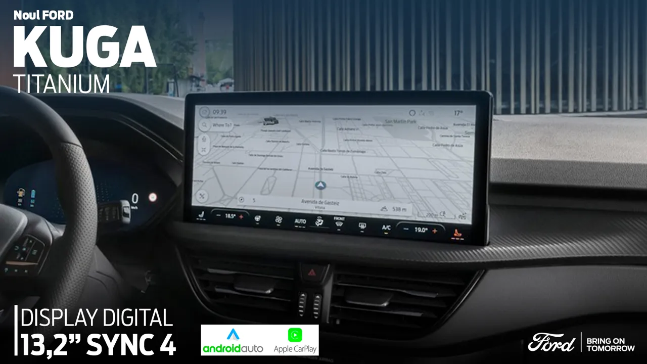 Новый Ford Kuga Titanium: 25 дюймов на двоих