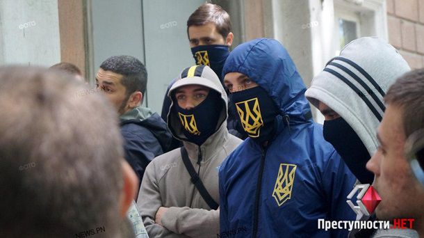 В Николаеве подрались националисты и "афганцы"