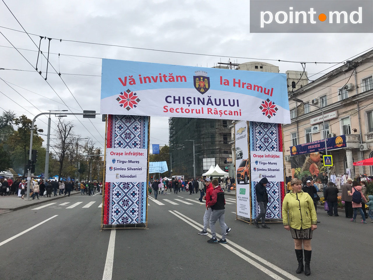 Hramul oraşului Chișinău. Atmosfera din centrul Capitalei