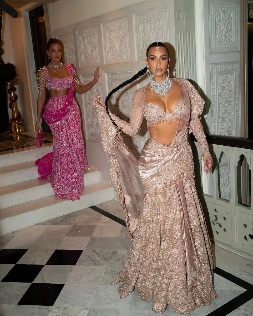 Kim Kardashian a pierdut un diamant uriaș la nunta miliardarilor din India