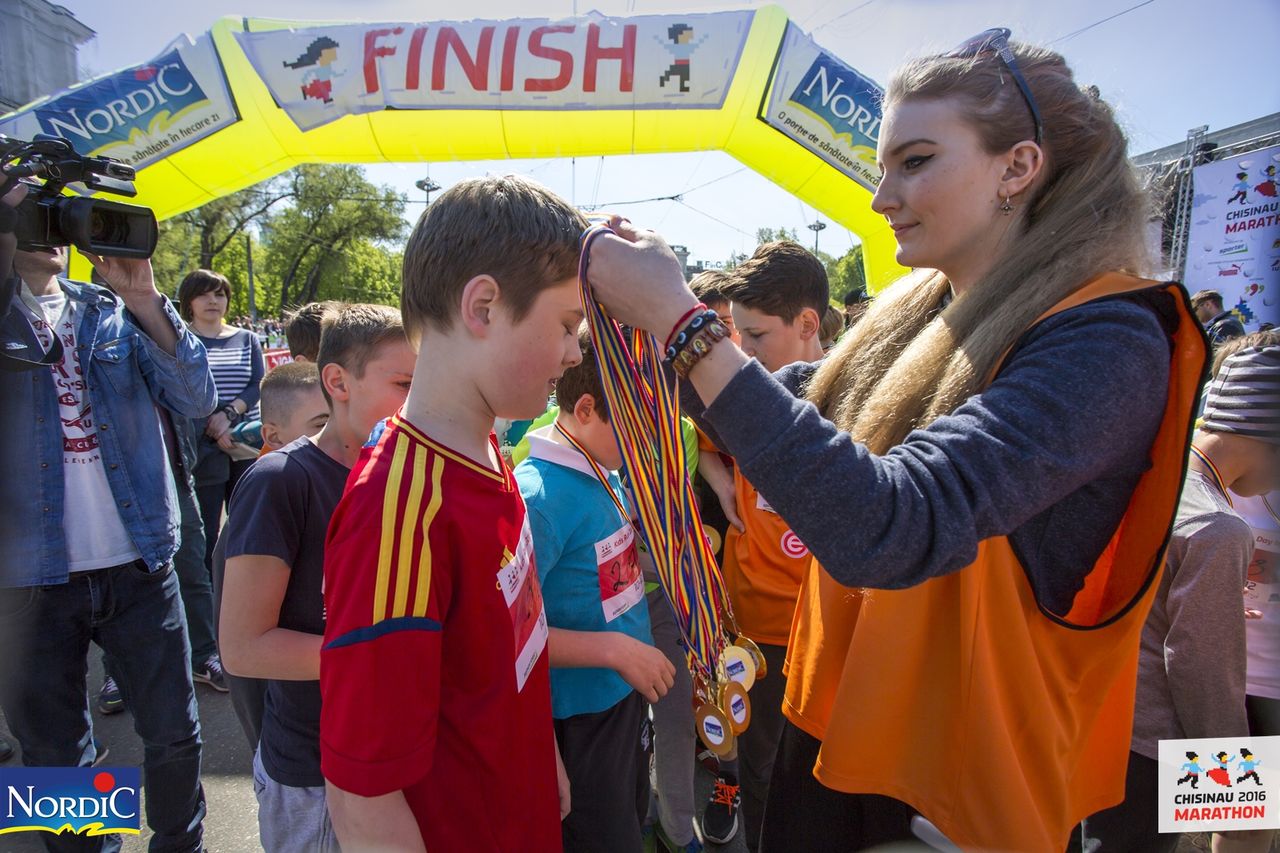 В центре Кишинева состоялся детский марафон  Kids Run Day by Nordic