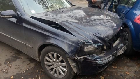 В Кишиневе в ДТП пострадали сразу три автомобиля