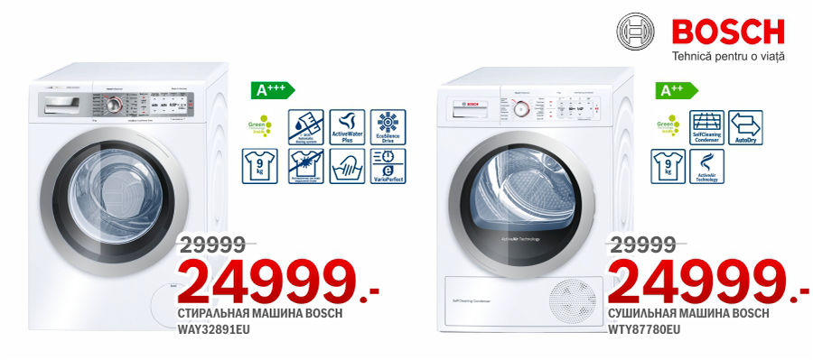 Bosch: Интеллектуальнный подход к стирке ®