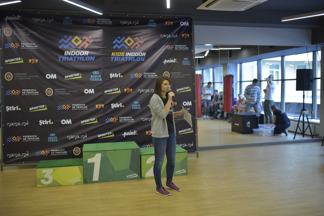 В клубе Aquaterra Fitness Ciocana проходит Indoor Triathlon