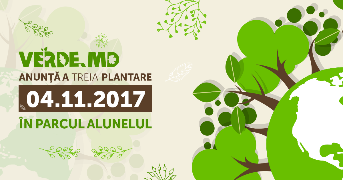 Verde.md: 20 de arbori noi vor apărea în parcul Alunelul