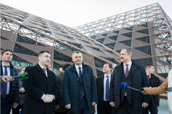 Премьер проинспектировал спорткомплекс Chișinău Arena