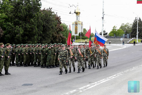 В Приднестровье прошла репетиция парада к 9 Мая