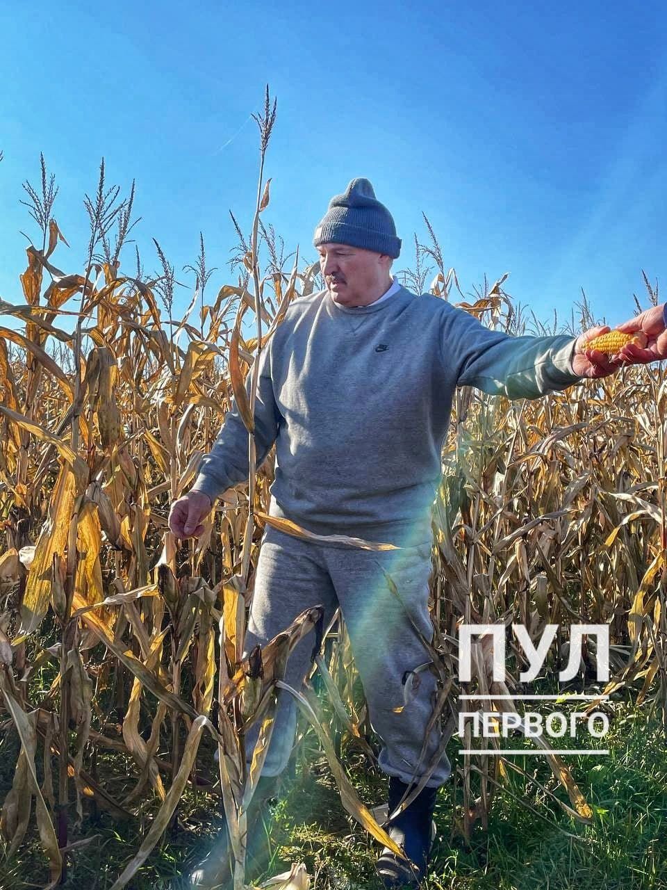 Лукашенко прокатился на мотоцикле и полюбовался белорусскими полями