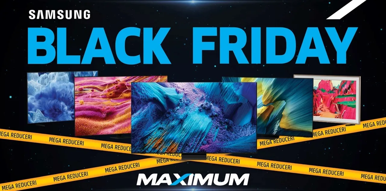 Maximum: На Black Friday выгода до 33% на телевизоры и аудио-видео технику Samsung