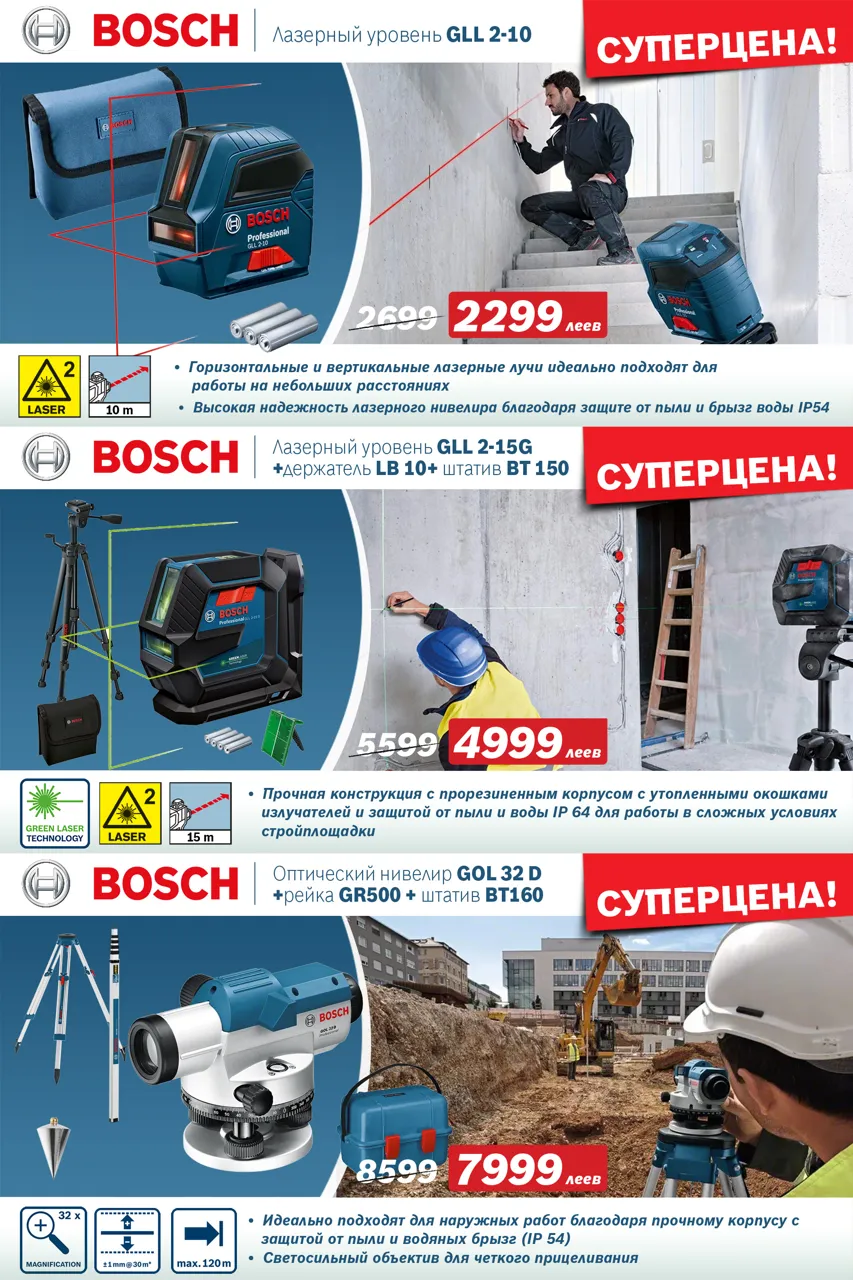 Bosch-Siemens: Суперцены на профессиональный электроинструмент
