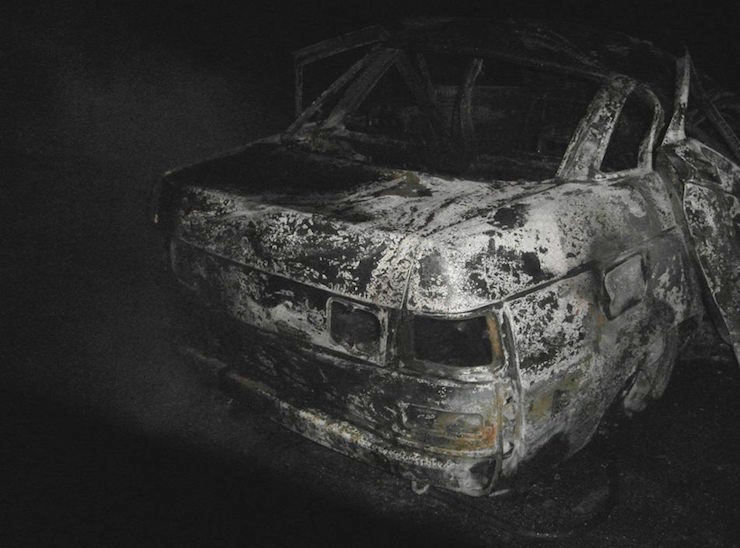 Accident grav în raionul Leova: Două femeii au ars de vii în interiorul unei mașini
