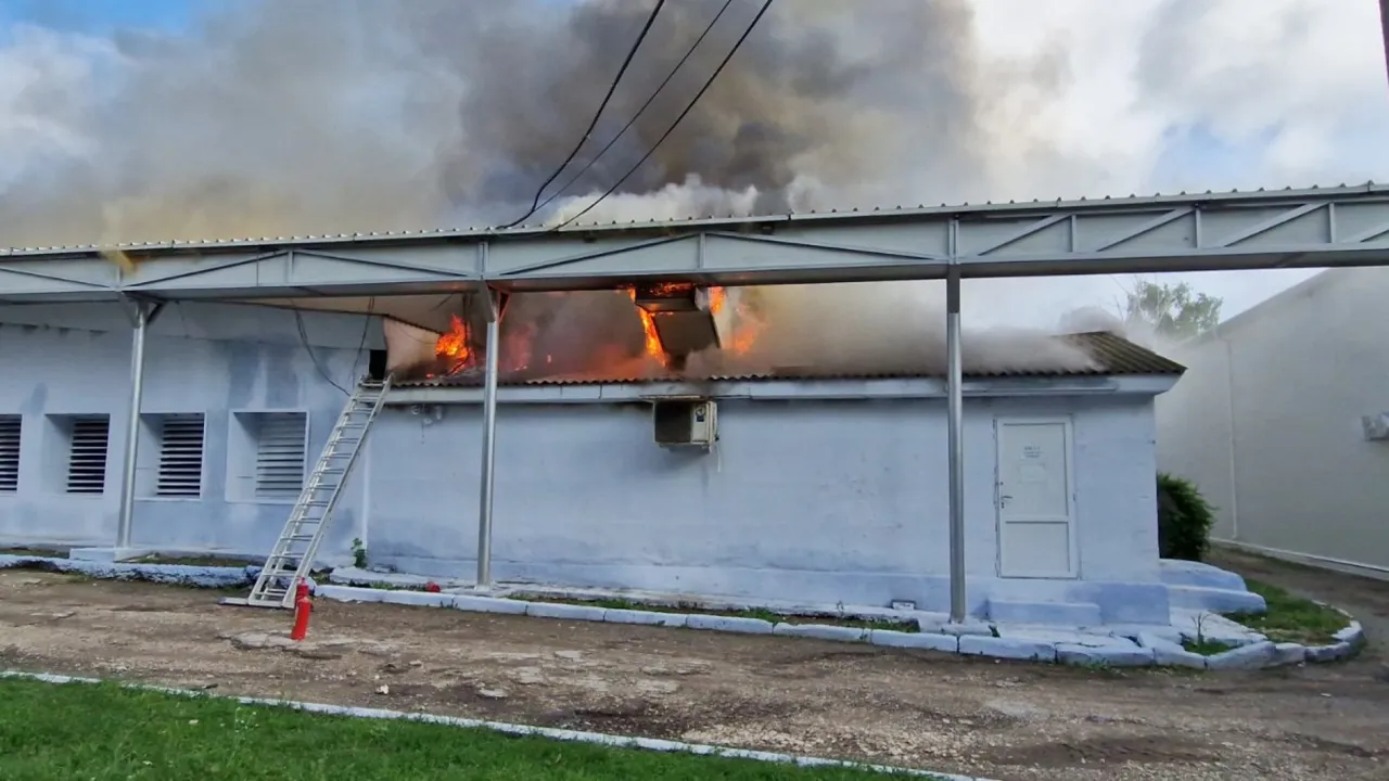 Incendiu la o fabrică de păsări din Edineț. Pompierii au salvat 36.000 de găini