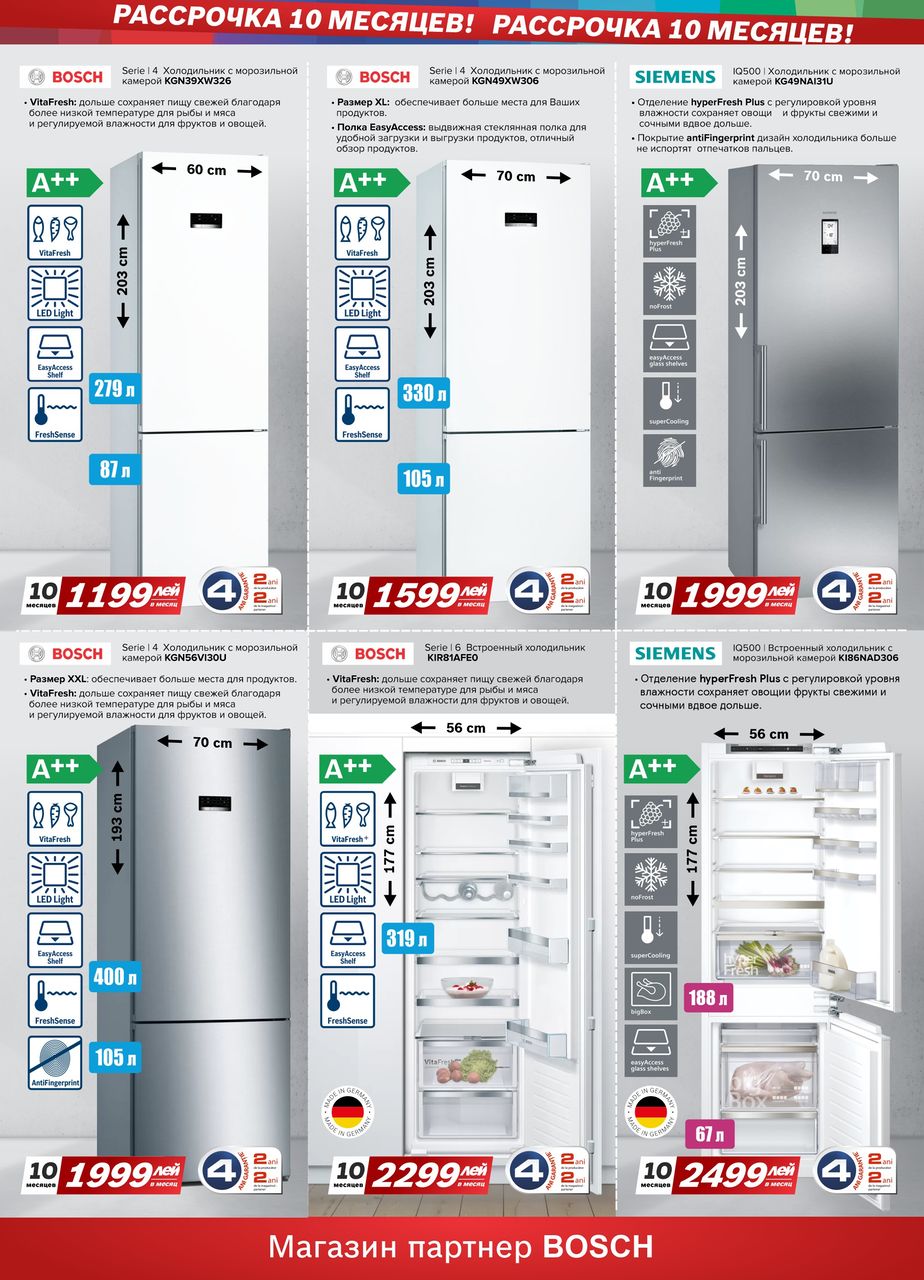 Bosch Siemens: Рассрочка 0% на все