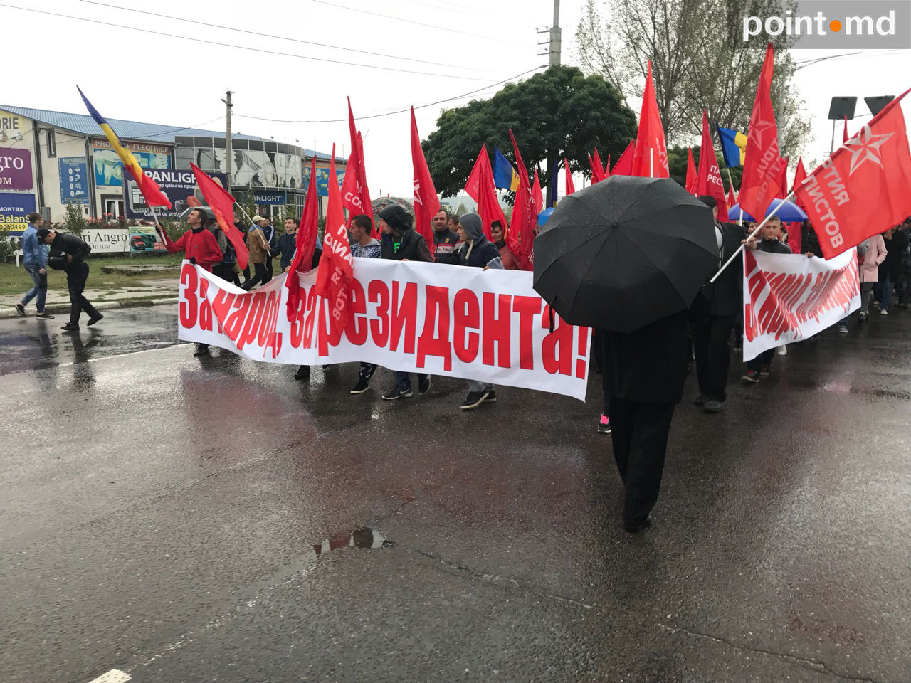 ПСРМ проводит митинги на севере, юге и в центре республики