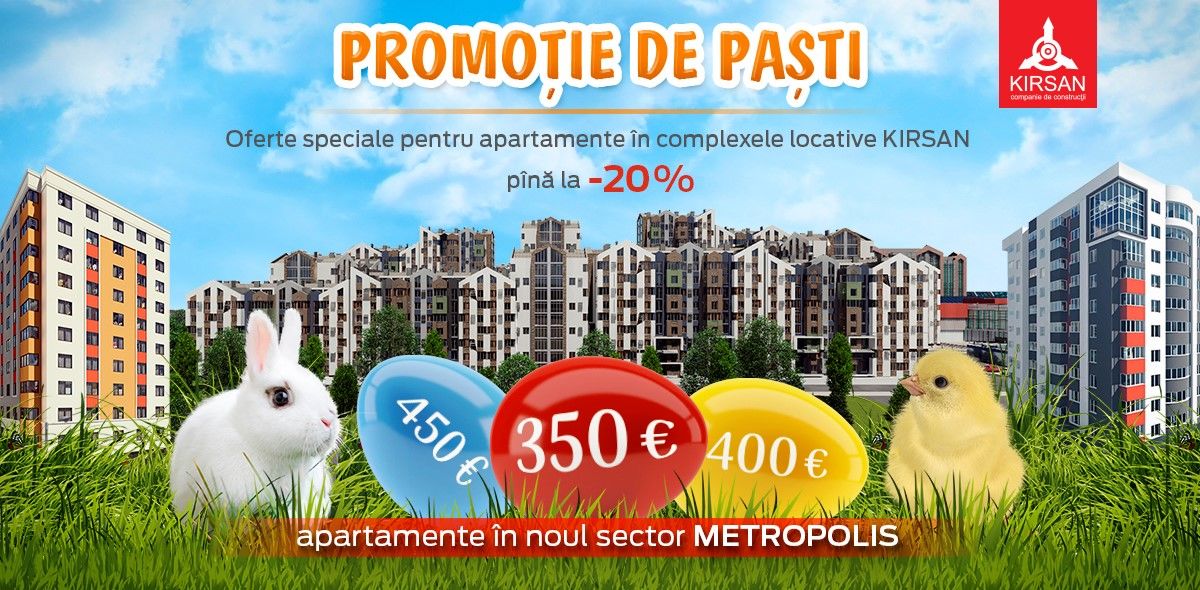 Tot ce-i mai bun – de la compania Kirsan în Sărbatorile de Paști ®