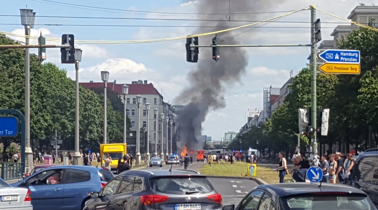 В Берлине прогремел взрыв