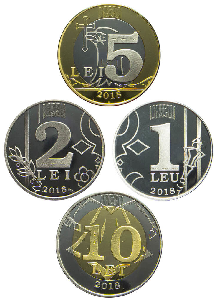 BNM pune în circulație noi monede metalice de 1, 2, 5 și 10 lei. Cum arată