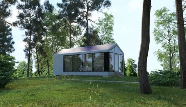Această casă de vacanţă costă 32.000 de dolari şi poate fi construită de un robot în 8 ore