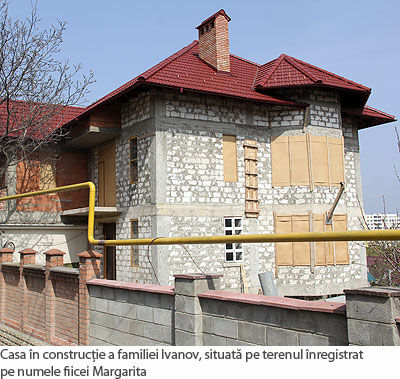 Familia deputatei Ivanov deţine o casă de lux în construcţie