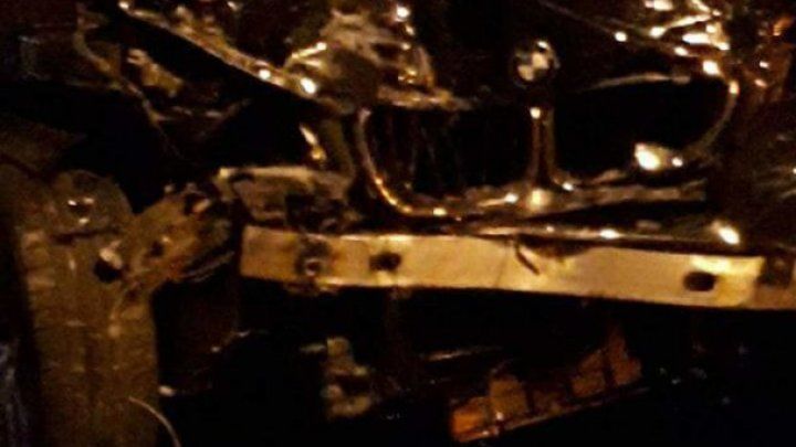 На Ботанике произошло ночное ДТП с участием машины такси